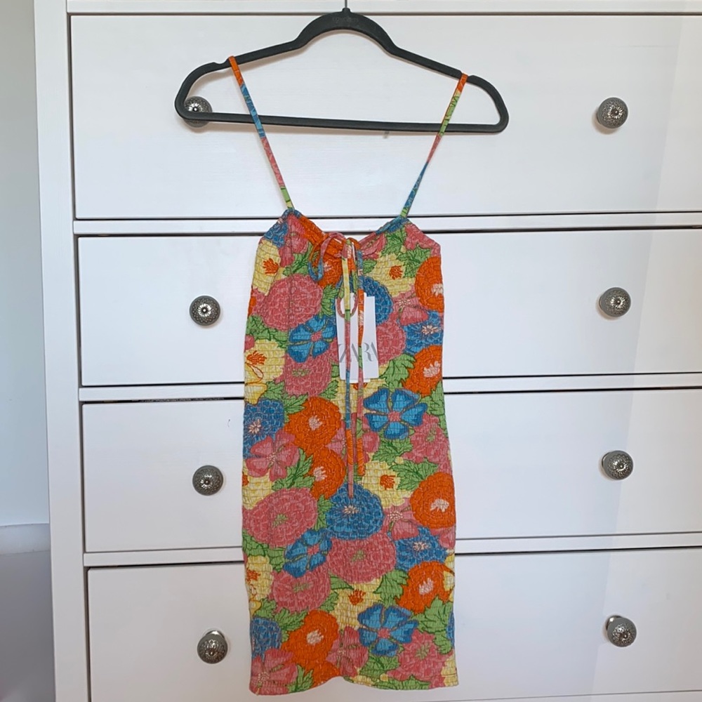 Zara floral dress